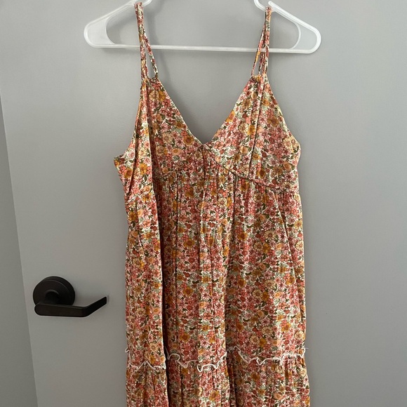 Wild Fable Floral Dress - Pink and Orange - Picture 1 of 1